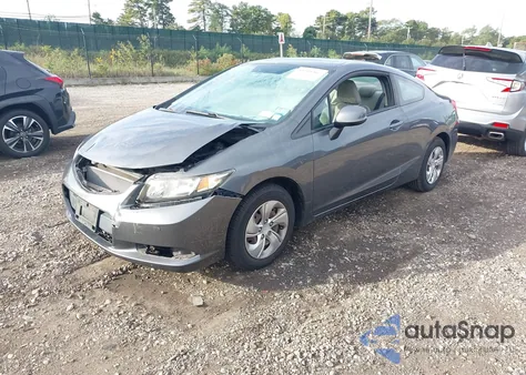 2013 Honda Civic Lx from USA, damaged, VIN 2HGFG3B51DH506570